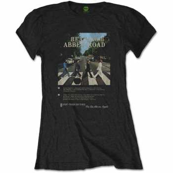 Merch The Beatles: Dames T-shirt Abbey Road 8 Track 