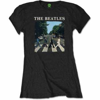Merch The Beatles: Dames T-shirt Abbey Road & Logo The Beatles 