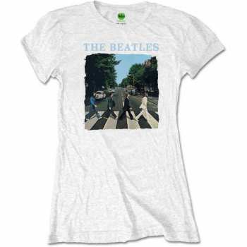 Merch The Beatles: Dames T-shirt Abbey Road & Logo The Beatles 