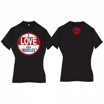 Merch The Beatles: Dames T-shirt I Love 