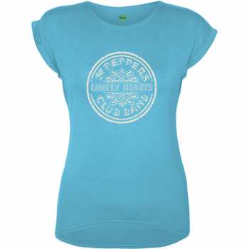 Merch The Beatles: Dames T-shirt Sgt Pepper Drum 