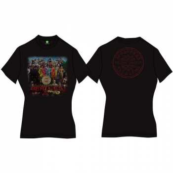 Merch The Beatles: Dames T-shirt Sgt Pepper 