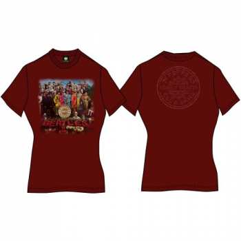 Merch The Beatles: Dames T-shirt Sgt Pepper 