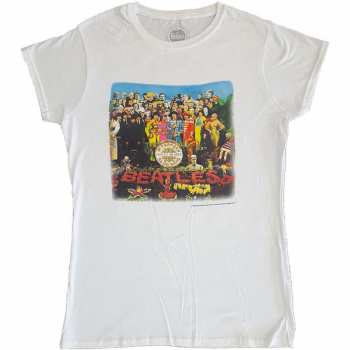 Merch The Beatles: Dames T-shirt Sgt Pepper 