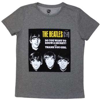 Merch The Beatles: Dames T-shirt Vj Secret Sleeve