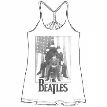 Merch The Beatles: Dames Vest T-shirt Stars & Stripes 