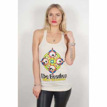 Merch The Beatles: Dames Vest T-shirt Yellow Submarine & Portholes 