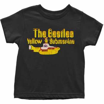 Merch The Beatles: Kinder Toddler T-shirt Yellow Submarine Logo The Beatles & Sub 