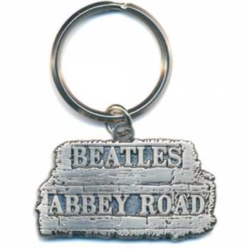 Merch The Beatles: Sleutelhanger Abbey Road Sign In Relief 