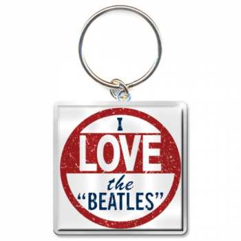 Merch The Beatles: Sleutelhanger I Love The Beatles 