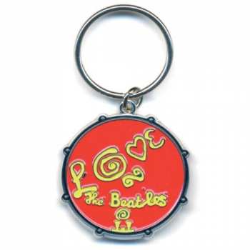 Merch The Beatles: Sleutelhanger Love Drum 