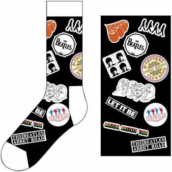 Merch The Beatles: Enkelsokken Icons 