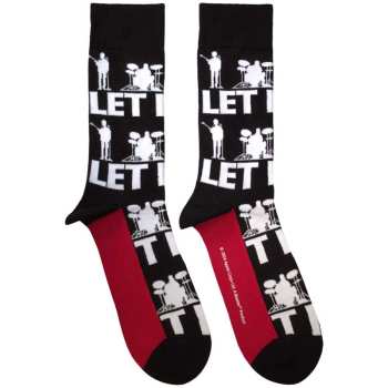 Merch The Beatles: Enkelsokken Let It Be Silhouettes Repeat