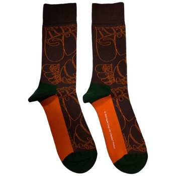 Merch The Beatles: Enkelsokken Rubber Soul Text Outlines Repeat