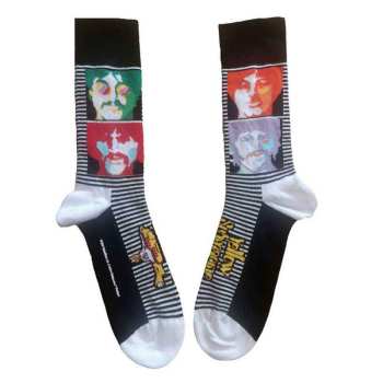 Merch The Beatles: Enkelsokken Sea Of Science Faces Colour