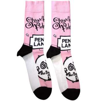 Merch The Beatles: Enkelsokken Strawberry Fields/penny Lane