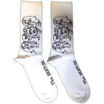 Merch The Beatles: Enkelsokken White Album Faces Outlines