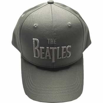 Merch The Beatles: The Beatles Unisex Baseball Cap: White Drop T Logo