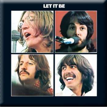 Merch The Beatles: Koelkastmagneet Let It Be Album
