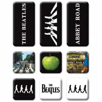 Merch The Beatles: Koelkastmagneet Set Abbey Road