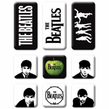 Merch The Beatles: Koelkastmagneet Set Classic Icons