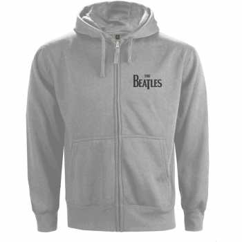 Merch The Beatles: Hoodie Met Rits Drop T Logo The Beatles 