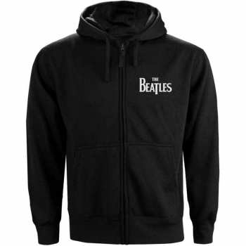 Merch The Beatles: Hoodie Met Rits Drop T Logo The Beatles 