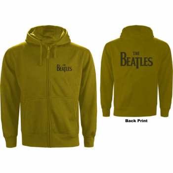 Merch The Beatles: Mikina Se Zipem Drop T Logo The Beatles  M