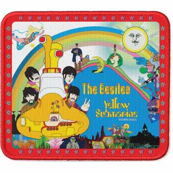 Merch The Beatles: Patch Yellow Submarine Stars Border 