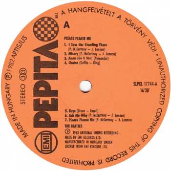 LP The Beatles: Please Please Me