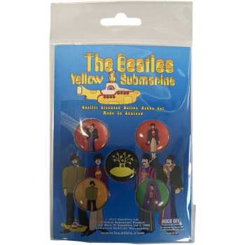 Merch The Beatles: Set Badges Yellow Submarine
