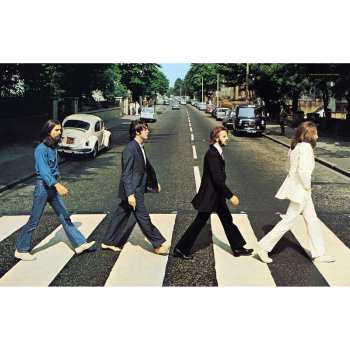 Merch The Beatles: Textielposter Abbey Road