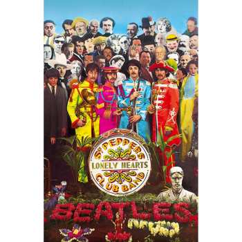 Merch The Beatles: Textielposter Sgt Pepper