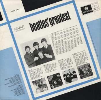 LP The Beatles: Beatles' Greatest