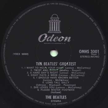 LP The Beatles: Beatles' Greatest