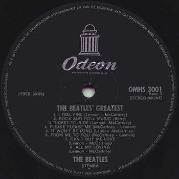 LP The Beatles: Beatles' Greatest