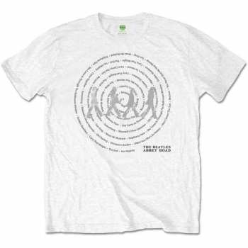 Merch The Beatles: Tričko Abbey Road Songs Swirl  S