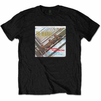 Merch The Beatles: Tričko Please Please Me Gold  S