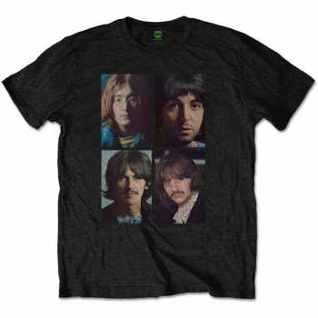 Merch The Beatles: T-shirt White Album Faces 