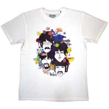 Merch The Beatles: T-shirt Yellow Submarine Heads Collage / Atn