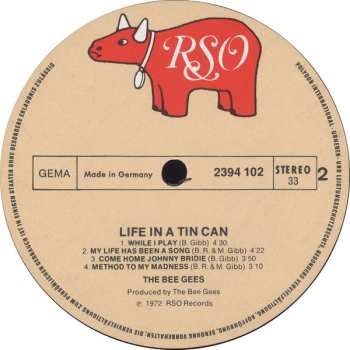 LP Bee Gees: Life In A Tin Can