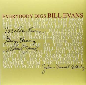 LP The Bill Evans Trio: Everybody Digs Bill Evans