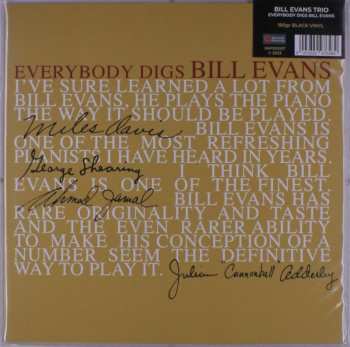 LP The Bill Evans Trio: Everybody Digs Bill Evans