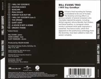 CD The Bill Evans Trio: I Will Say Goodbye