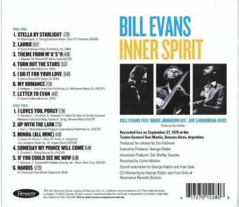 2CD The Bill Evans Trio: Inner Spirit: The 1979 Concert At Teatro General San Martín, Buenos Aires