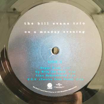 LP The Bill Evans Trio: On A Monday Evening