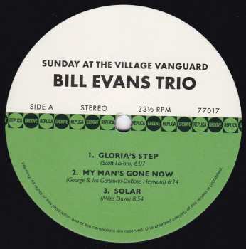 LP/CD The Bill Evans Trio: Sunday At The Village Vanguard
