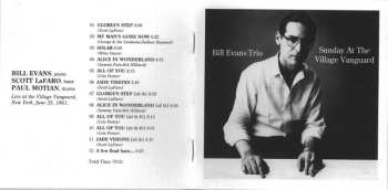 CD The Bill Evans Trio: Sunday At The Village Vanguard
