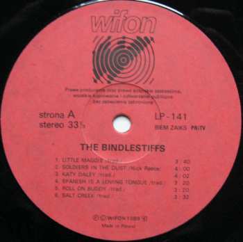 LP The Bindlestiffs: The Bindlestiffs