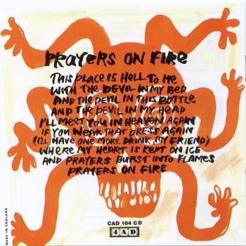 CD The Birthday Party: Prayers On Fire